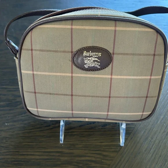 Burberrys House Check Nova Check Vintage HandBag EXCELLENT CONDITION 5.51x7.9” - Picture 2 of 8